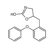 5-[(2-phenoxyphenyl)methyl]-1,3-oxazolidin-2-one Structure