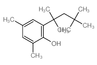 Phenol,2,4-dimethyl-6-(1,1,3,3-tetramethylbutyl)-结构式