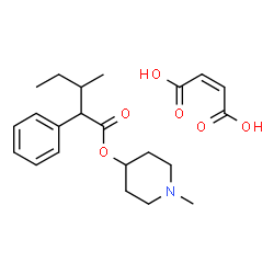 1-methyl-4-piperidinyl 3-methyl-2-phenyl-valerate Structure