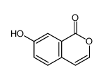 7-hydroxyisochromen-1-one Structure