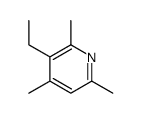 3-ethyl-2,4,6-trimethylpyridine Structure