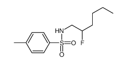 N-(2-fluorohexyl)-4-methylbenzenesulfonamide结构式