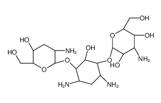 3'-deoxykanamycin C Structure