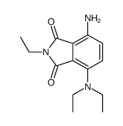 4-amino-7-(diethylamino)-2-ethylisoindole-1,3-dione Structure