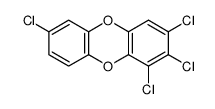 1,2,3,7-Tetrachlorodibenzo[1,4]dioxin结构式