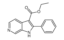 ethyl 2-phenyl-1H-pyrrolo[2,3-c]pyridine-3-carboxylate Structure