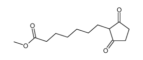 Methyl 7-(2,5-dioxocyclopentyl)heptanoate Structure