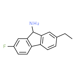 9H-Fluoren-9-amine,2-ethyl-7-fluoro-(9CI) Structure