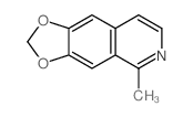 5-methyl-[1,3]dioxolo[4,5-g]isoquinoline结构式