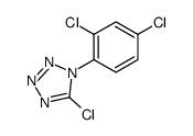 5-chloro-1-(2,4-dichlorophenyl)tetrazole Structure