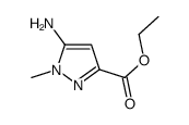 5-氨基-1-甲基-1H-吡唑-3-甲酸乙酯结构式