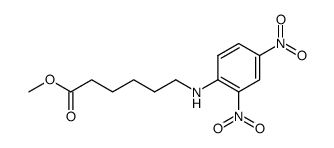 6-(2,4-dinitro-anilino)-hexanoic acid methyl ester结构式