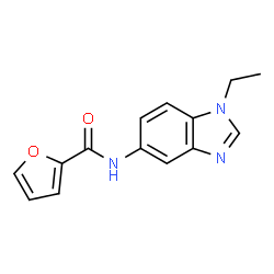 2-Furancarboxamide,N-(1-ethyl-1H-benzimidazol-5-yl)-(9CI) Structure