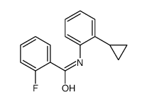 Benzamide, N-(2-cyclopropylphenyl)-2-fluoro- (9CI) structure