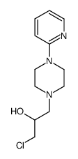 1-chloro-3-(4-(pyridin-2-yl)piperazin-1-yl)propan-2-ol结构式