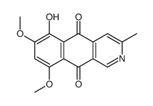 6-hydroxy-7,9-dimethoxy-3-methylbenzo[g]isoquinoline-5,10-dione Structure