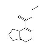 1-(1,2,3,5,6,8a-hexahydroindolizin-8-yl)butan-1-one结构式
