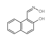 1-Naphthalenecarboxaldehyde,2-hydroxy-, oxime Structure