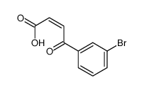 4-(3-bromophenyl)-4-oxobut-2-enoic acid结构式