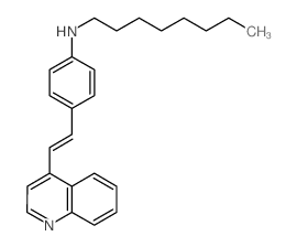 N-[4-(2-quinolin-4-ylethenyl)phenyl]octan-1-amine picture