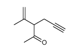 5-Hexyn-2-one, 3-(1-methylethenyl)- (9CI) structure