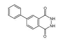 6-phenyl-2,3-dihydro-phthalazine-1,4-dione结构式