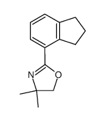2-(4-Indanyl)-4,4-dimethyl-2-oxazoline Structure