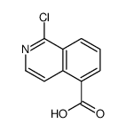 1-CHLOROISOQUINOLINE-5-CARBOXYLIC ACID structure