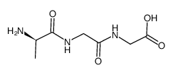 H-D-Ala-Gly-Gly-OH structure