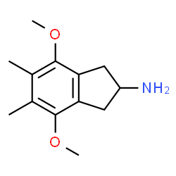 1H-Inden-2-amine,2,3-dihydro-4,7-dimethoxy-5,6-dimethyl-(9CI) Structure