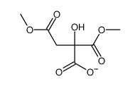 2-hydroxy-4-methoxy-2-methoxycarbonyl-4-oxobutanoate Structure