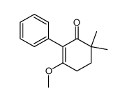 2-Cyclohexen-1-one,3-methoxy-6,6-dimethyl-2-phenyl-(5CI) structure