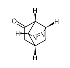 2,3-diazatricyclo[4.3.0.04,9]non-2-en-8-one结构式