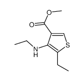 methyl 5-ethyl-4-(ethylamino)thiophene-3-carboxylate Structure