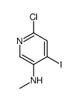 6-chloro-4-iodo-N-methylpyridin-3-amine Structure