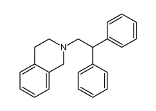 2-(2,2-diphenylethyl)-3,4-dihydro-1H-isoquinoline结构式