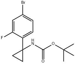 叔丁基(1-(4-溴-2-氟苯基)环丙基)氨基甲酸叔丁酯图片