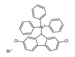 2,7-Dichlorofluorenyltriphenylarsonium bromide结构式