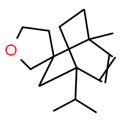 4',5'-dihydro-4-isopropyl-1-methylspiro[bicyclo[2.2.2]oct-5-ene-2,3'(2'H)-furan] Structure