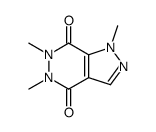 1,5,6-trimethylpyrazolo[3,4-d]pyridazine-4,7-dione结构式