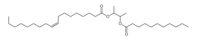 3-undecanoyloxybutan-2-yl (Z)-octadec-9-enoate结构式