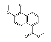 Methyl5-bromo-6-methoxy-1-naphthoate Structure