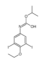 propan-2-yl N-(4-ethoxy-3,5-diiodophenyl)carbamate结构式