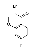 2-bromo-1-(4-fluoro-2-methoxyphenyl)ethanone Structure