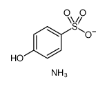 Benzenesulfonic acid, 4-hydroxy-, ammonium salt, ion(1-)结构式