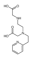 2-[2-[carboxymethyl(2-pyridin-2-ylethyl)amino]ethylamino]acetic acid结构式