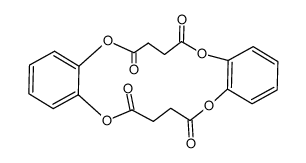 7,8,17,18-tetrahydrodibenzo(b,j)(1,6,9,14)tetraoxacyclohexadecin-6,9,16,19-tetraone Structure