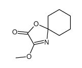 3-methoxy-1-oxa-4-azaspiro[4.5]dec-3-en-2-one Structure
