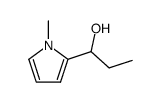 1-(1-Methyl-1H-pyrrol-2-yl)propanol结构式