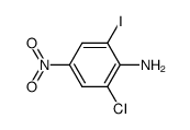 2-chloro-6-iodo-4-nitroaniline Structure